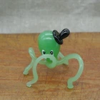 Vintage Murano Figurine Art Glass Octopus w Top Hat Green Italy