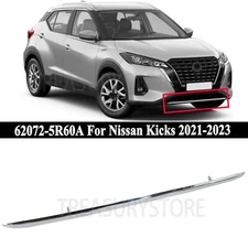 Front Bumper Lower Chrome Molding Trim For Nissan Kicks 2021 2022 2023 NI1044123
