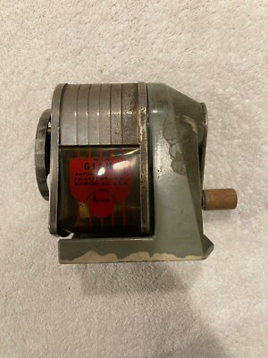Vintage APSCO Products Deluxe Giant Pencil Sharpener. Works!