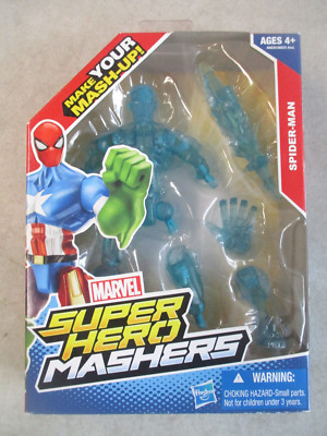 MIB 2013 MARVEL SUPER HERO MASHERS ICEMAN IN SPIDER-MAN BOX ERROR FIGURE