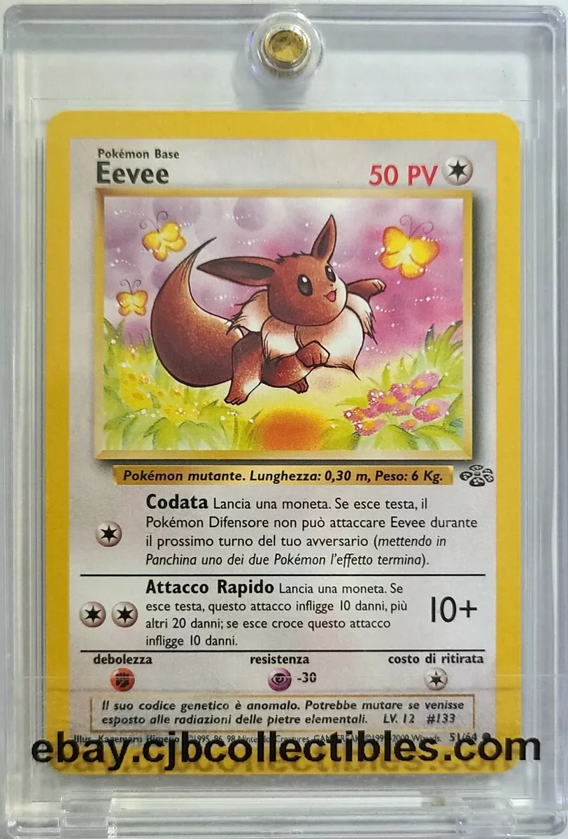 Pokemon Card - Jungle 51/64 - EEVEE (common):  - Toys, Plush,  Trading Cards, Action Figures & Games online retail store shop sale