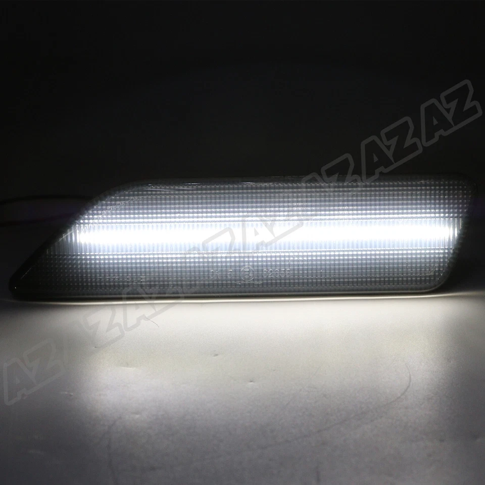 For 2006-2011 Mercedes Benz W219 CLS Class Smoked LED Bumper Side Marker Lights — 第 2/4 张图片