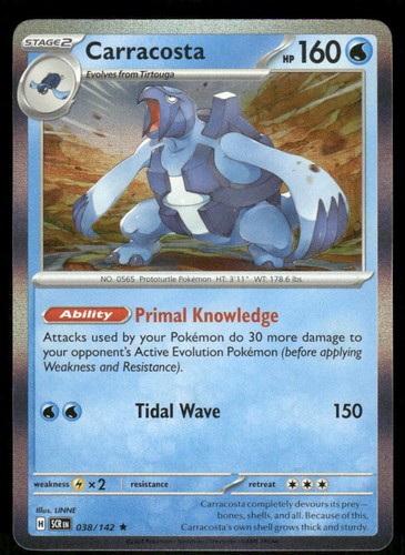 Carracosta 38/142 - Stellar Crown - Holo Rare NM