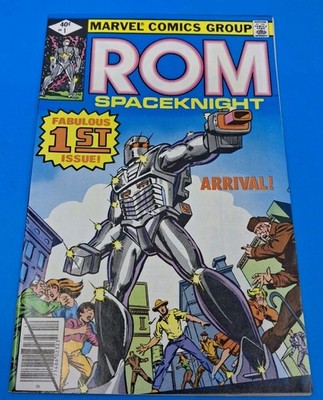 Rom #1 VF- Marvel 1979 1st Rom Brandy Clark Dire Wraiths - Bronze Age   