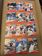 Juego completo de 24 cartas MooTown Snackers MLB 1991