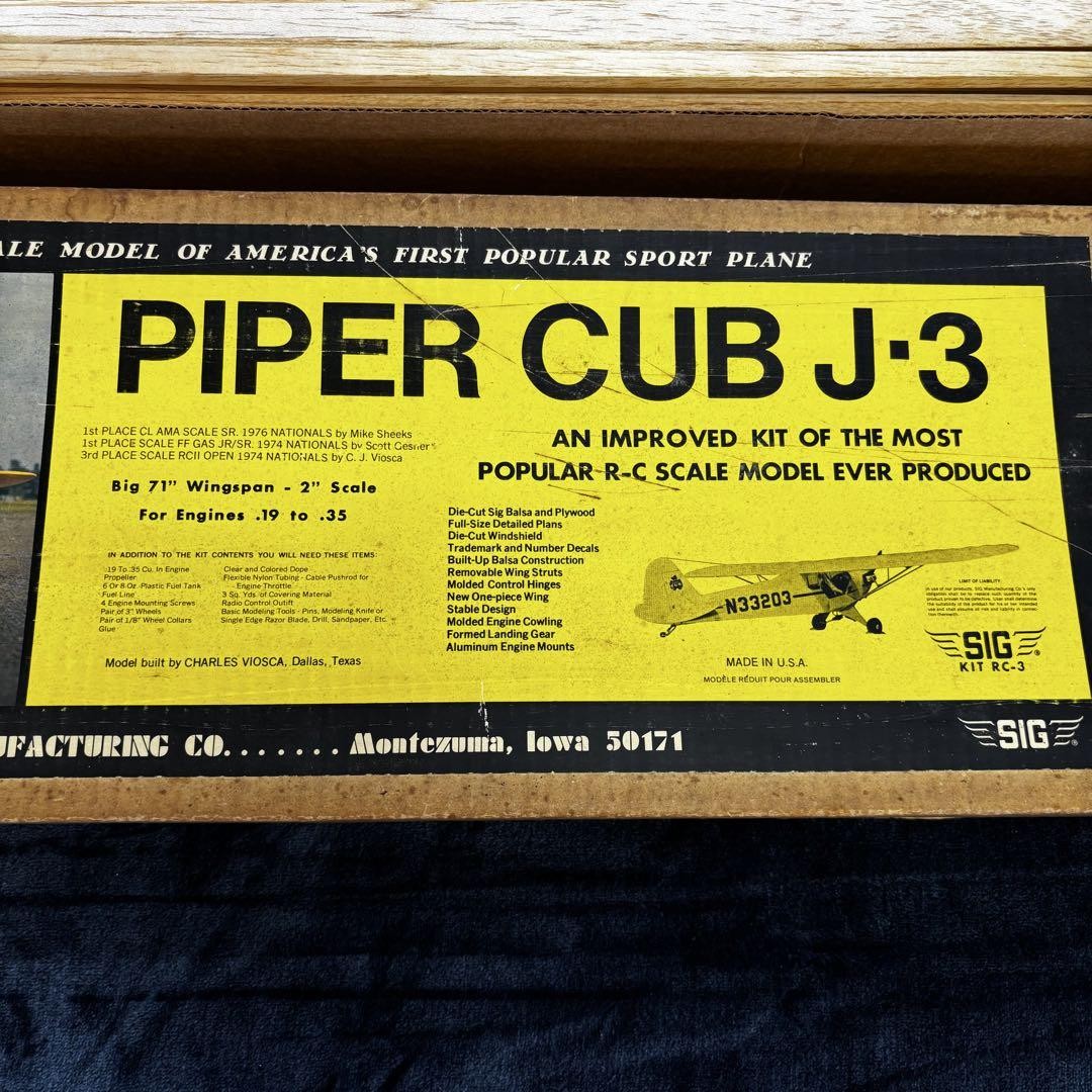 Piper Cub J-3 R/C Scale Model Kit | eBay