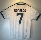 Cristiano Ronaldo Autographed Real Madrid Jersey With COA Signed Soccer Memorabi