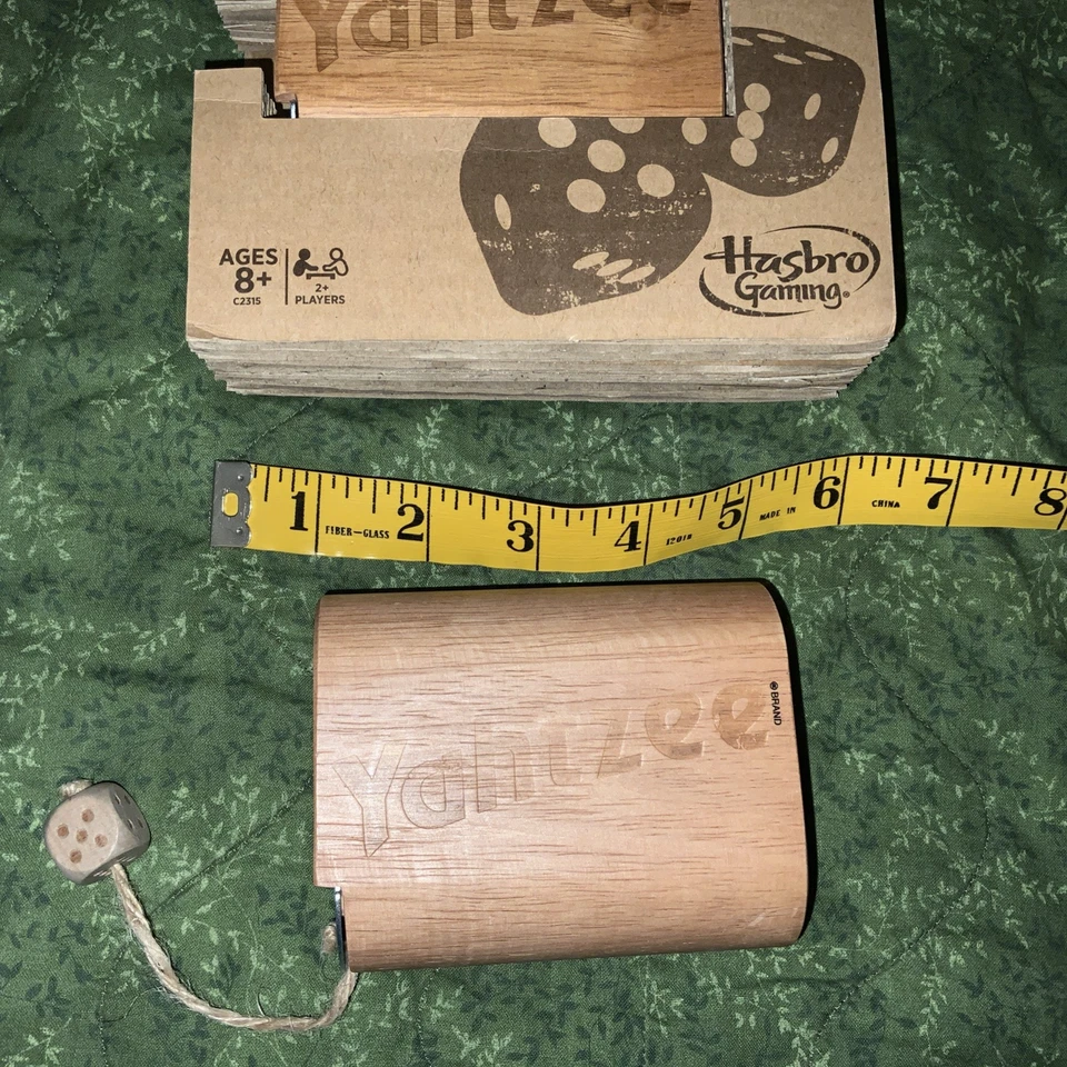 Yahtzee Wooden Edition - Travel - Dice Game -NIB - Image 3 of 4