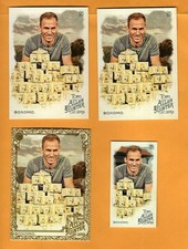 Justin Bonomo lot of 4 - 2019 A & G Baseball - UNLIMITED SHIPPING FOR $4.00