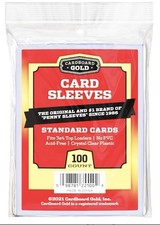 Cardboard Gold Sleeves Pack Of 100 GREAT DEAL