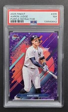 2025 Topps Finest - Rare Aaron Judge #205 Purple Refractor /125