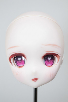 Volks DD DDH-27 Custom Makeup Head Semi-white Eye Set OOAK For Adult Collectors
