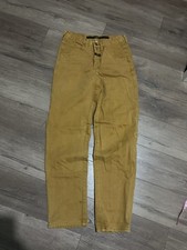 VINTAGE Y2K Marithe Francois Girbaud tan tapered fit pants W28 L31