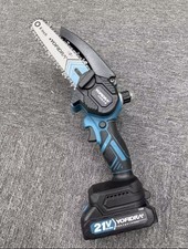 Mini Motosega 6”Cordless 21V-2 Batterie-Olio automatico-Potatura Giardino