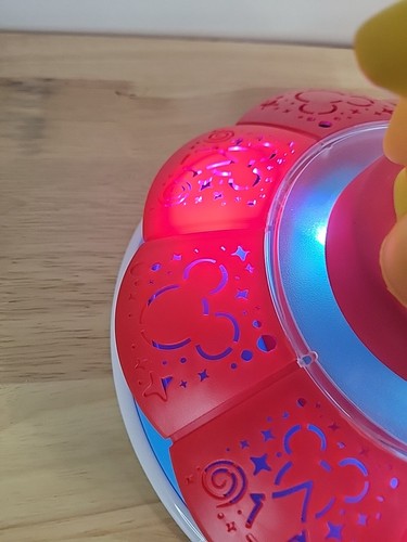 Disney MICKEY MOUSE Talking Musical Sing Glow Rotating Designs Night Light Works - Picture 16 of 20