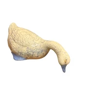 Vintage Blue And White Speckled Duck Farm House Style Ceramic