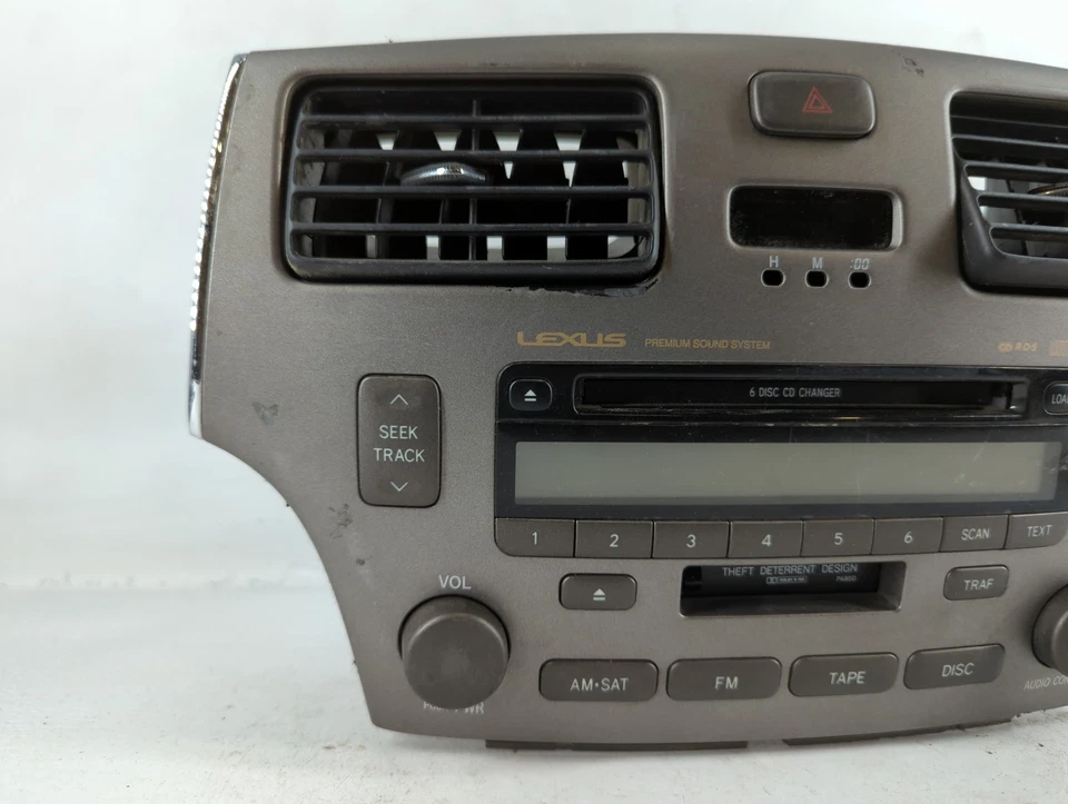Receptor de rádio 2004-2006 Lexus Es330 Am Fm CD player WJYCM - Imagem 3 de 4