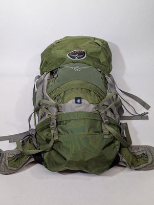 OSPREY KESTREL 48 S/M Backpack Hiking Bag w/ Rain Cover Excellent Condition 
