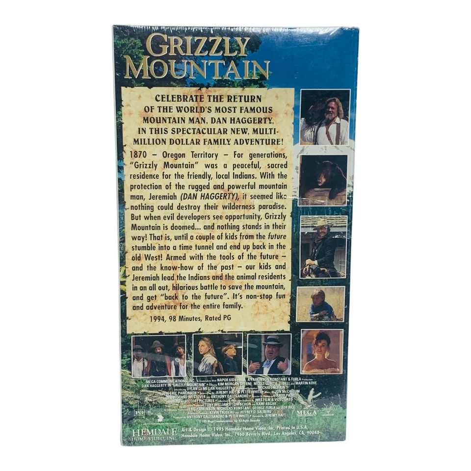 NEW SEALED Grizzly Mountain 1995 VHS - Image 2 of 4