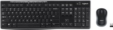 Logitech MK270 Full Size Wireless Keyboard and Mouse Combo Black