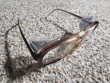 AO Safety F6000 VTG Standard Medium Z87 Pilot Safety Glasses Wire Mesh Shields