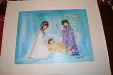 De Grazia In The Sun The NATIVITY Art Print 19.5” X 16”