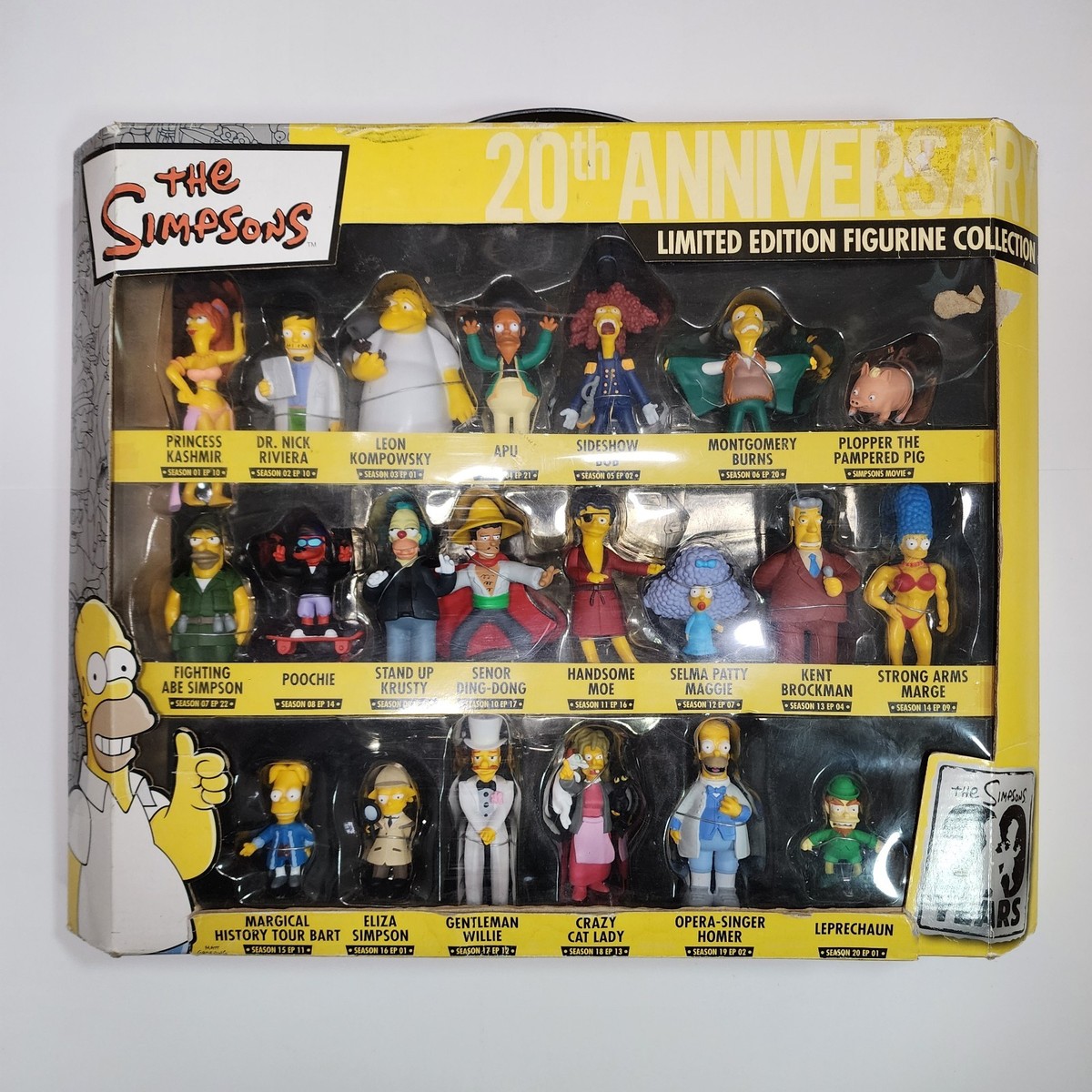 The Simpsons 20th Anniversary Figure Seasons 6-10 Fighting A | Free Sh