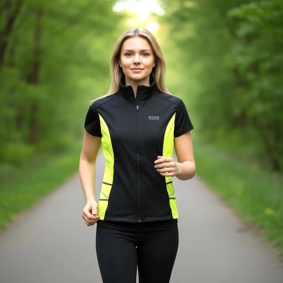 Chaleco GORE Wear Windstopper Para Mujer XS Ciclismo Correr Ligero Softshell Foto 2 de 4