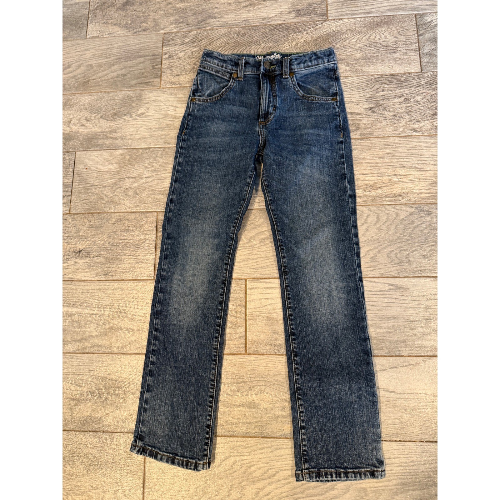 Boys 12 Reg Adjustable Waist Western Denim