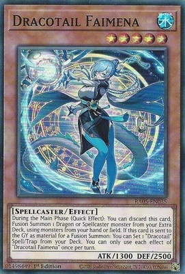 Yugioh! Dracotail Faimena - RA05-EN035 - Super Rare - 1st Edition Near Mint, Eng