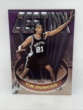 1997-98 Topps Destiny Tim Duncan Card #D8 Rookie RC HOF. rookie card picture