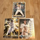 2024 Bowman Chrome Konnor Griffin 3 Card Lot Plasma Power Draft Night 1st paper