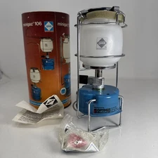 Vintage MiniGaz 106 Portable Backpack Camping Lantern Lightweight W/ Mantle