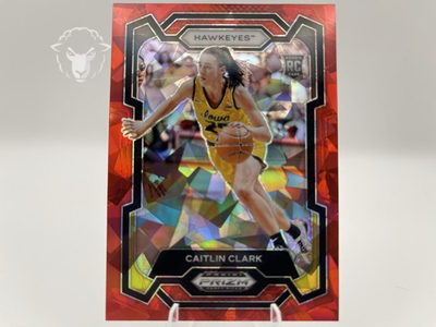 #ad 2024 25 Panini Prizm Draft Picks Caitlin Clark #57 Red Ice Prizm RC $39.99
