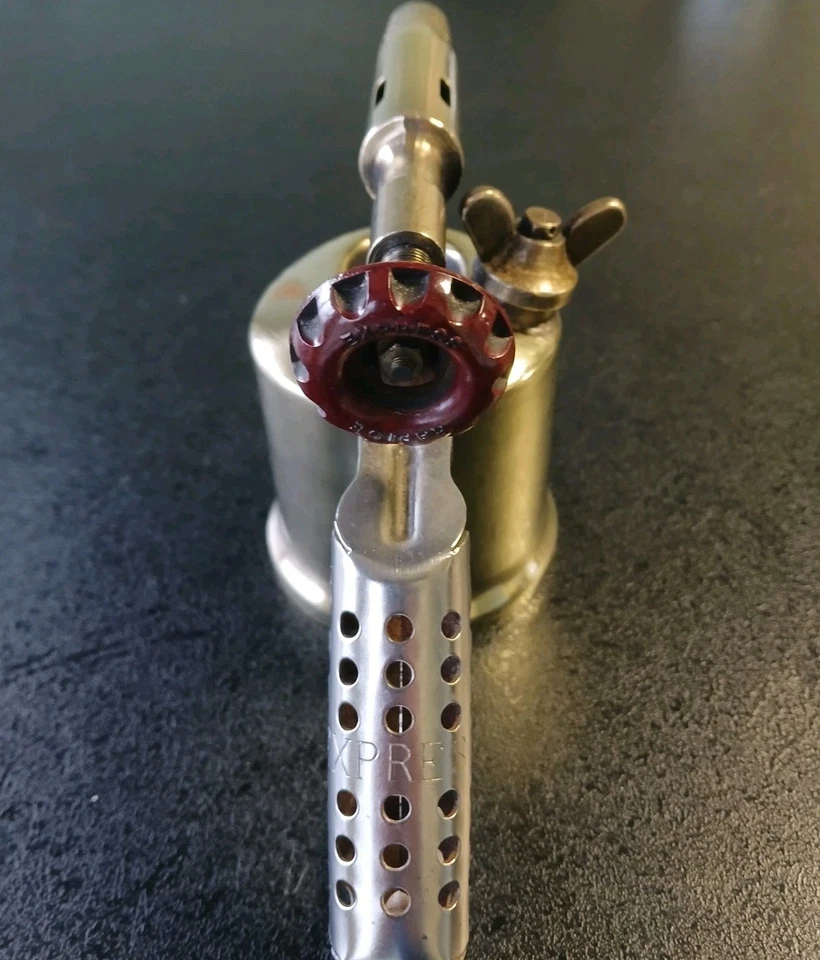 Lampe À Souder LG Express N 19 Chalumeau Ancien Laiton - Photo 2/4