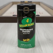 Speed Yellow Bear Shuffleboard Powder Wax 16 oz