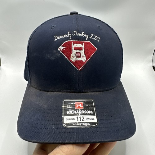 Diamond'z Trucking Llc Trucker Hat Richardson 112 Embroidered Oklahoma Cursive