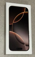 iPhone 16 Pro Max Desert Titanium 256GB EMPTY BOX ONLY