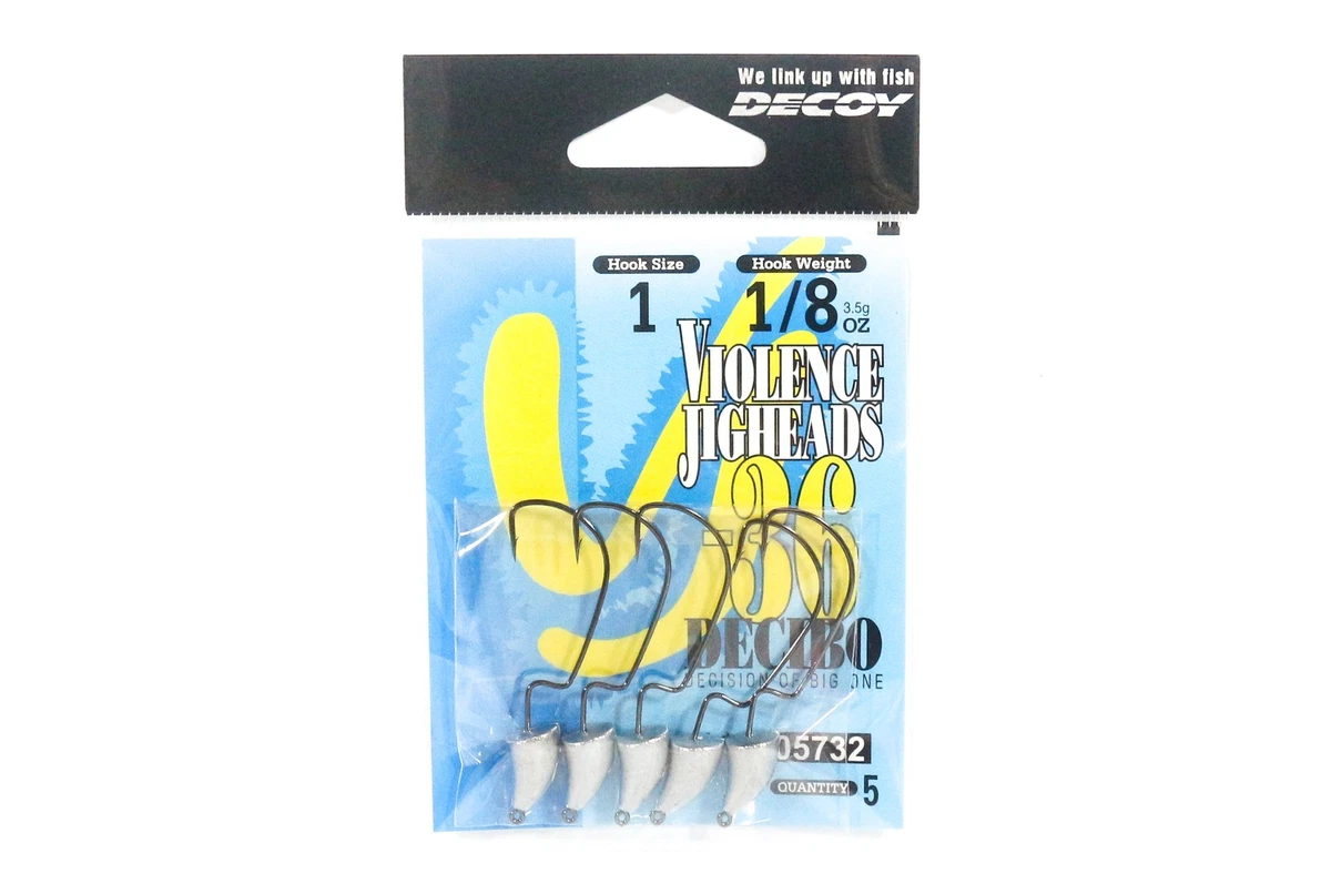 Decoy VJ-36 Jig Head 4/0 1/4 Oz (2 Pièces) - Hameçon Plombé Black