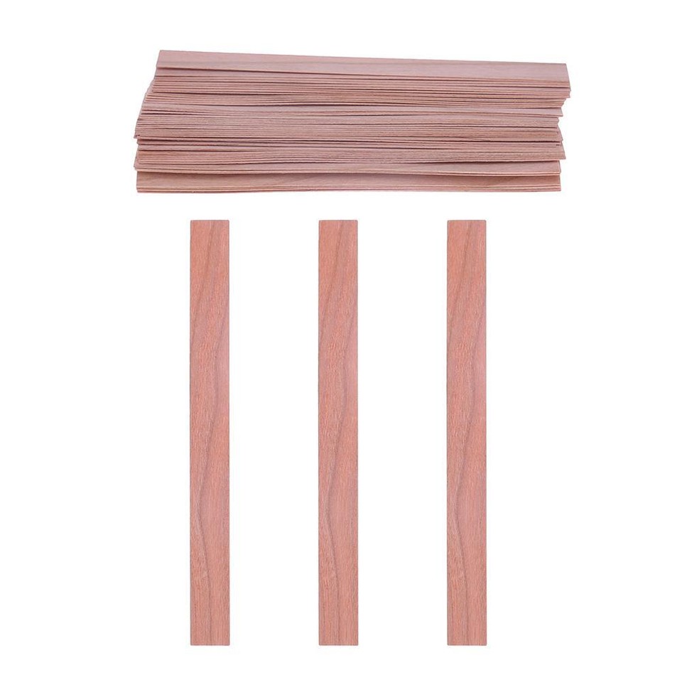 A 50pcs Wood Wicks for Candles Soy or Palm Wax Candle Making Supplies