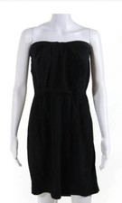 Zimmermann Womans Strapless Empire Waist Black Mini Dress Size 2 Women’s