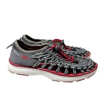 Keen Uneek O2 Sport Sandals Magnet Tango Red Gray Boy Girl 2 youth 1015485 Shoes