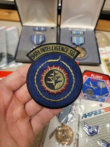 1990s Air Force Intelligence Medal Grouping Patches/ Ribbons Etc Enlisted Medals - Picture 10 of 24