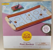 Sun Squad Inflatable Pool Hockey Game Toy Indoor Outdoor Ages 5 Sports