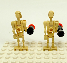 LEGO Star Wars -  2 Battle Droid Tan Minifigure - sw0001b - 7654