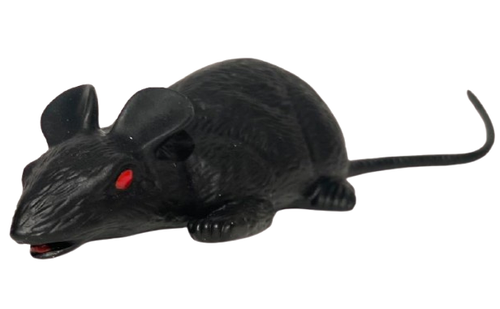 12” FAKE RAT DECORATION Hollow Plastic Rubber Tail Black Mouse Halloween Prop - Picture 7 of 22
