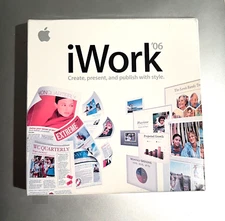 APPLE MAC OS 10.4.4 (TIGER) Plus iWork 06 With Serial No. Manual and Inserts