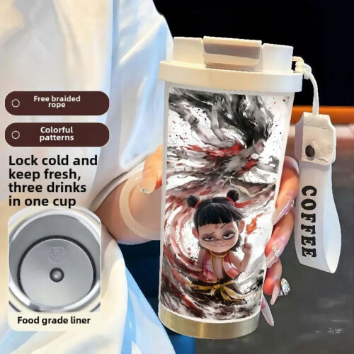 Popular Ao Bing Nezha Water Cup Thermal Cup Large Capacity Double Drink Cup gift - Picture 3 of 9