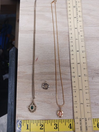Vintage Necklace Lockett Avon Picture Lockett Necklace Cosmetic Jewelry Lot - Picture 17 of 21