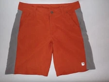 Eastern Mountain Sports Shorts Mens 36 Rust/Gray casual Trail Nylon Hike